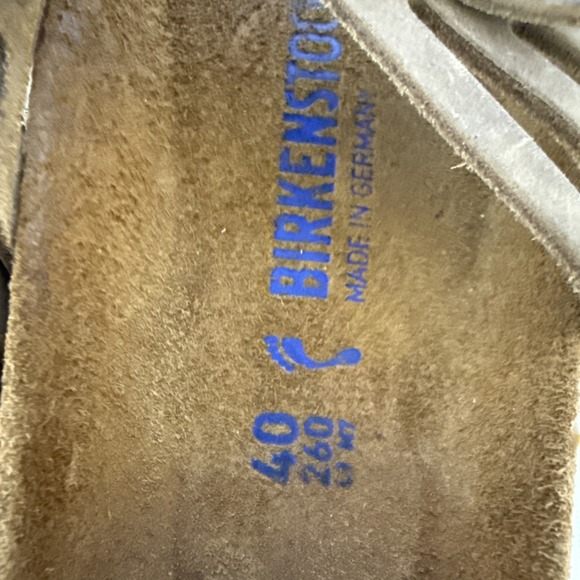 Birkenstock Granada Soft Footbed Sandals Size 40 Women's 9 Mens 7 Brown Germany - Picture 8 of 8